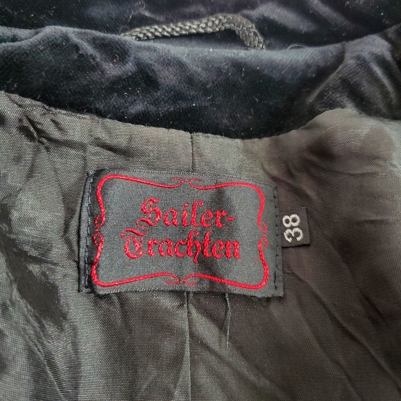 Sailer-Trachten Velvet Suit Jacket Blazer - Picture 5 of 8